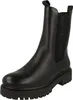 A black Chelsea boot is shown against a white background. Produktbild-Vorschau