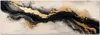 Leinwandbild Beige Schwarz Golden Glamourös 150x50 Feeby Produktbild-Vorschau 3