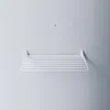 A white wall-mounted drying rack is shown against a light gray background. Produktbild-Vorschau