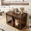COSTWAY psí klec, 80 cm, robustní psí klec se posuvnými Náhled obrázku produktu 8
