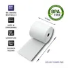Qoltec 51897 rouleaux thermo 57 x 40 | 55g/m2 | 10 pièces. Voir les images du produit 4