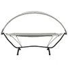 vidaXL Outdoor-Loungebett mit Dach Creme Stahl und Produktbild-Vorschau 4