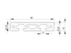 Länge 1340mm - Aluminiumprofil 80x16S I-Typ Nut 8 (schwer), Produktbild-Vorschau 2