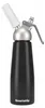 Slagroomspuit 500 ml aluminium – Zwart, met 3 spuitmondjes Productafbeelding-voorbeeld 1