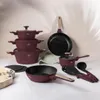 BerlingerHaus Pannenset Nordic Mat Bordeaux 11-Delig - Productafbeelding-voorbeeld 9