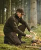 Pinewood 5985 Caribou Hunt Hose Wildlederbraun/Dunkeloliv Produktbild-Vorschau 7