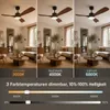 132 cm Deckenventilator mit Beleuchtung und Fernbedienung, Produktbild-Vorschau 5