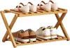Stojak Bambusowy Na Buty Składany 23X25X50Cm Drewniany Podgląd zdjęcia produktu 2