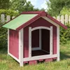 Hundehütte Mokka 65x65x61,5 cm Massivholz Kiefer Produktbild-Vorschau 2