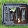 Gartenwerkzeug-Set 6-in-1 – Harke, Schaufel, Gartenhacke – Produktbild-Vorschau 23