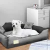Großes Hundematte Hundebett 100x75 Katzenbett Hundesofa Produktbild-Vorschau 2