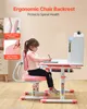 VEVOR Schreibtischset, Kinderschreibtisch, höhenverstellbar Produktbild-Vorschau 4