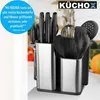 KÜCHOX Bloc à couteaux en acier inoxydable sans couteaux Voir les images du produit 2