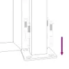 The Living Store Gartentor 105x80 cm Cortenstahl Produktbild-Vorschau 11