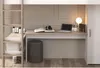 Lit d'angle double avec espace de rangement & bureau - 2 x Voir les images du produit 30