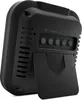 The back of a black digital alarm clock with a kickstand. Anteprima dell’immagine prodotto