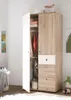 Kinder-Kleiderschrank Drehtürenschrank Schrank Babyzimmer Produktbild-Vorschau 2