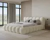 Chilly Möbel Design Polsterbett Stone Cord Stoff Beige Produktbild-Vorschau 1