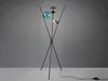 stehleuchte Lance156 cm Stahl/Glas 2 kg schwarz/türkis Produktbild-Vorschau 5
