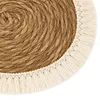Deko Untersetzer Boho Rund mit Fransen 25cm 8 Stück Produktbild-Vorschau 8