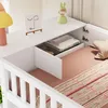 Hochbett 90x200 cm mit Kleiderschrank, Regalen & Produktbild-Vorschau 5