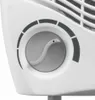 A close-up shot of a white fan with a gray rotary dial control. Anteprima dell’immagine prodotto