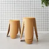 sweeek - 4er Set stapelbare Hocker, strukturierter Produktbild-Vorschau 2