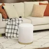HOMCOM  Pouf con vano portaoggetti, pouf pieghevole con Anteprima dell’immagine prodotto 2