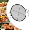 SucceBuy 30palcový kulatý gril X-Marks fire pit black, Náhled obrázku produktu 7