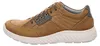 Herren Sneaker Braun mit blauem Detail, heller Profilsohle Produktbild-Vorschau 2
