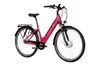 A pink electric bicycle is shown against a white background. Produktbild-Vorschau