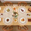 6er Set Runde Platzsets Abwaschbar, Tischsets Platzsets Produktbild-Vorschau 6