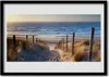 Bild 100x70 MDF-Rahmen Wandkunst Strand-Weg-Landschaft Produktbild-Vorschau 1