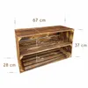 Holzkiste 67x37x28 cm - Weinkiste Weinregal Setzkasten Produktbild-Vorschau 6