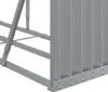 vidaXL Koš na dřevo světle šedý 300 x 45 x 100 cm Náhled obrázku produktu 6