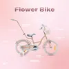 Rower dla dziewczynki 16 cali pchacz kółka boczne Flower Podgląd zdjęcia produktu 4