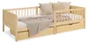 Cadre de lit 90x200 cm avec 2 Tiroirs Lit enfant Naturel Voir les images du produit 1