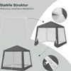 WOLTU Pavillon 3x3 m, mit Seitenwänden Moskitonetz, Metall, Produktbild-Vorschau 7