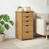 vidaXL Schrank 34 x 39 x 61,5 cm Massivholz Kiefer Produktbild-Vorschau 2