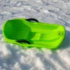 Dětské sáňky s brzdami a tažným lanem - robustní plast, Náhled obrázku produktu 6