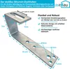 1x Basis Montageset Bitumendach in Silber – Produktbild-Vorschau 4