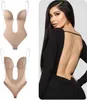 Dámske body s otvoreným chrbtom - SILKLINE Beige XL Náhľad obrázku produktu 4