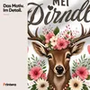 Tričko s motívom "Mei Dirndl", kolekcia "Wäsch Reh Kitz Náhľad obrázku produktu 4