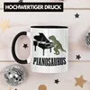 Trendation - Pinaosaurus Piano-Spieler Tasse Geschenk Produktbild-Vorschau 3