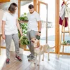 Relaxdays Garderobenständer, moderner Jackenständer aus Produktbild-Vorschau 3