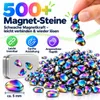 500+ Magnetische Fidget Steine mit Metallbox – Magnetspiel Produktbild-Vorschau 1