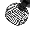 ZMH 2ER-Deckenlampe Vintage Schwarz E27 Lampenfassung Produktbild-Vorschau 2