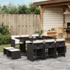 The Living Store 11-tlg. Garten-Essgruppe mit Kissen Produktbild-Vorschau 2