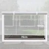 A close-up view of a greenhouse window with dimensions indicated. Produktbild-Vorschau
