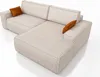 Ecksofa TOR mit Schlaffunktion. Farbe: Mink. Produktbild-Vorschau 8